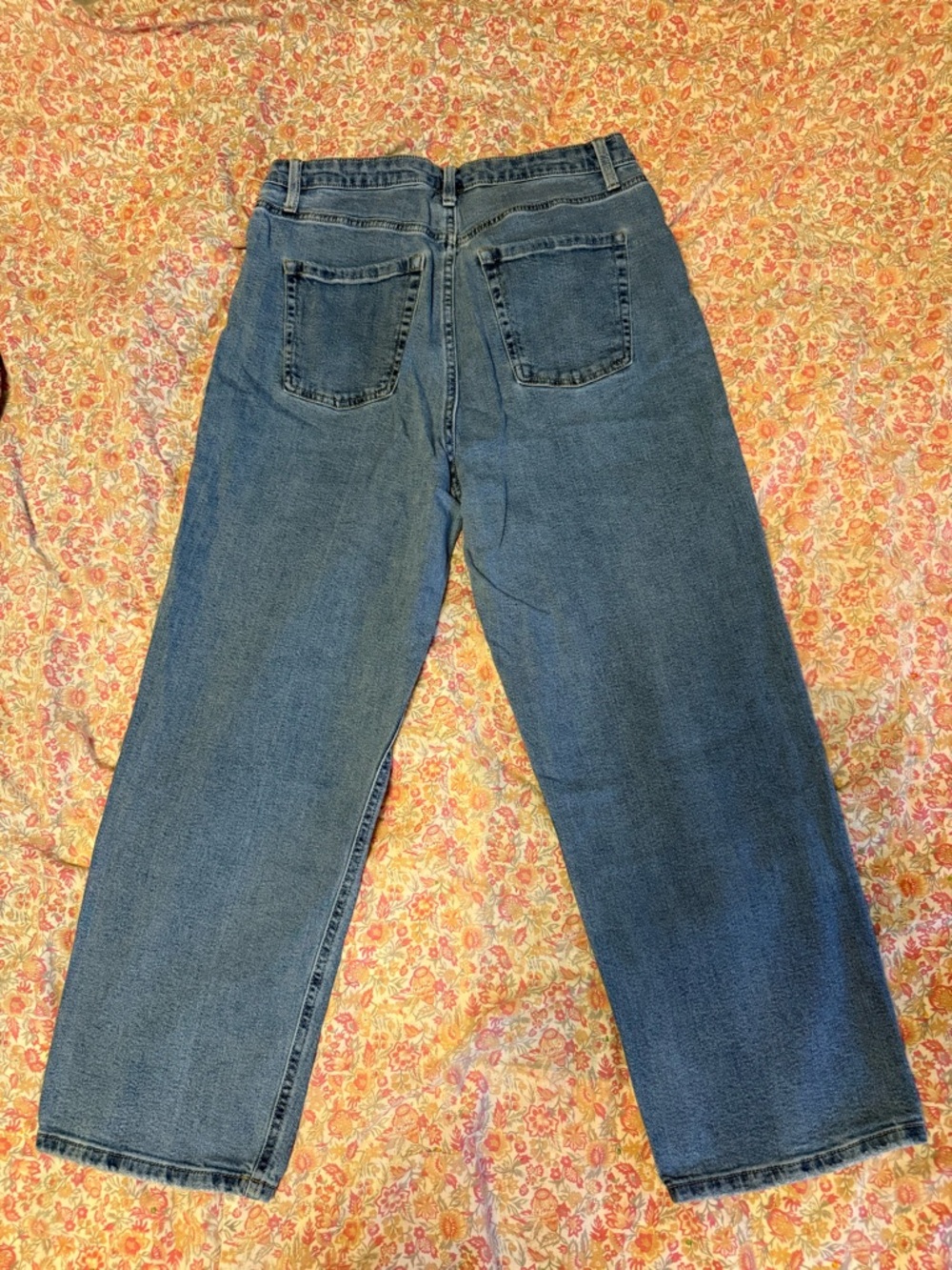 wild fable High-Rise Straight Leg Jeans - Medium Blue Wash - Picture 3 of 3